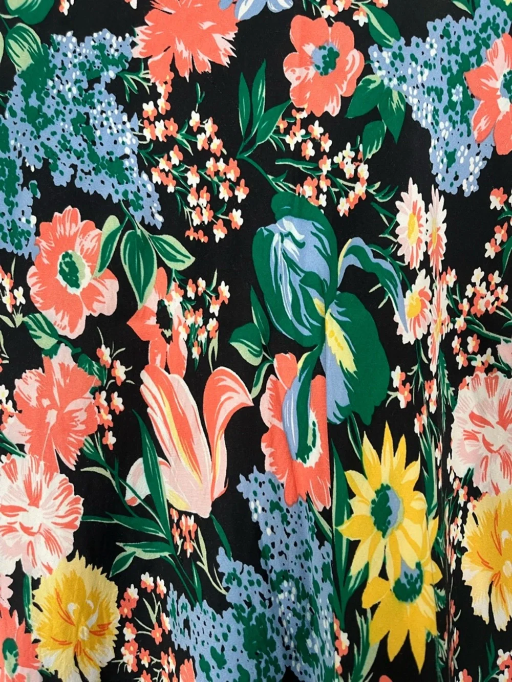 Maeve Floral Maxi Skirt with Vibrant Multi-Color Print Size Small - Picture 3 of 7